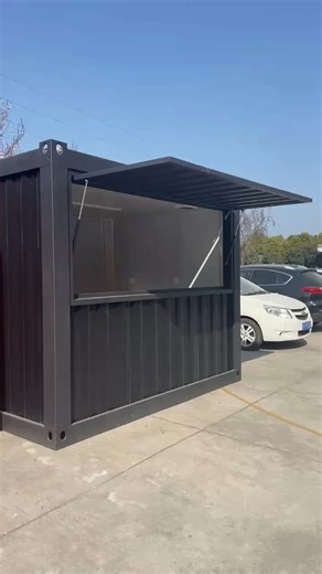 10FT Mini Pop-up Container House for Coffee Shop Bar Fast-Food Restaurant Convenience Store Kiosk or Booth Use