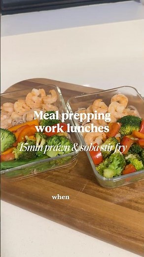 Healthy soba noodle stir fry recipe | quick high protein dinner #healthyeats