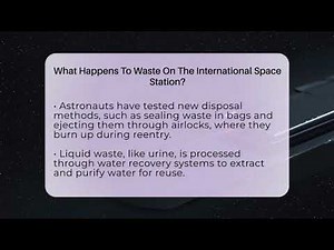 What Happens To Waste On The International Space Station? - All About Astronauts