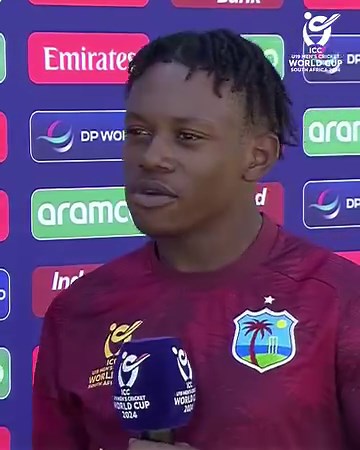 Three wickets, two catches and 49 runs ✨ Nathan Edward wins the @aramco POTM for his stellar all-round showing against England in the #U19WorldCup 👏 Catch the highlights of his performance 📽 | ICC - International Cricket Council