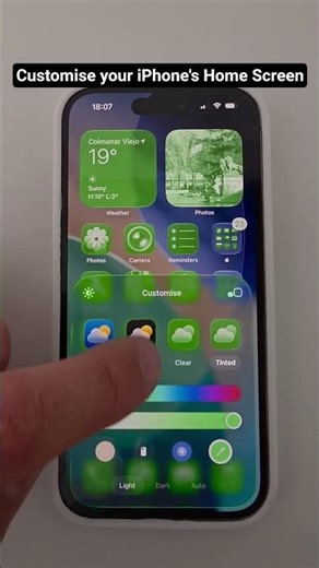Customise your iPhone's home screen tutorial. #ios26 #apple #iphone17pro #tech #macbook #ipad #siri