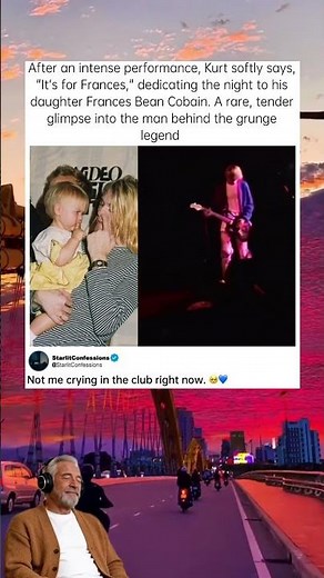 Kurt Cobain’s Sweet Message to his Daughter ❤️ #KurtCobain #Nirvana #FrancesBeanCobain