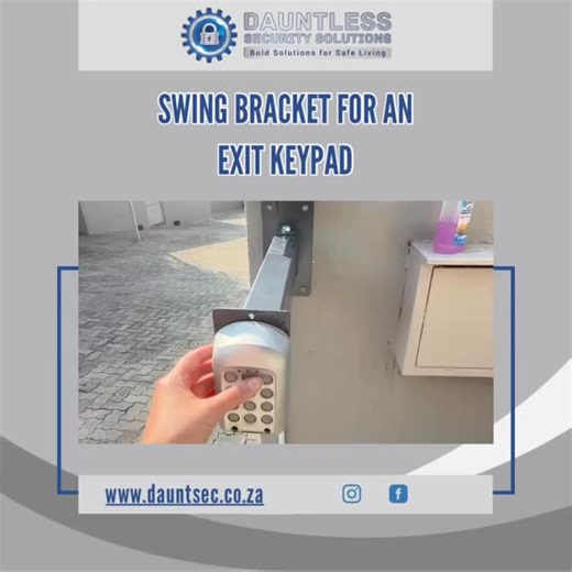 Small change, big convenience. At this complex, the exit keypad was originally mounted on the guard house wall — meaning drivers had to climb out of their vehicles just to enter the exit code. Not ideal, especially after hours or in bad weather. The Dauntless team relocated the keypad onto a swing arm, positioning it within easy reach of drivers. Now residents can exit safely and comfortably without leaving their cars. Practical solutions like this make everyday access smoother — and safer. 📞 0