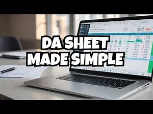 how to download DA calculation sheet and use