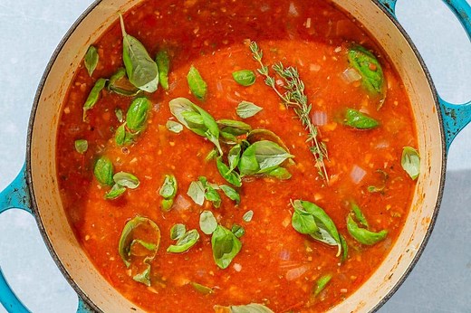 Tomato Basil Soup Recipe | The Mediterranean Dish