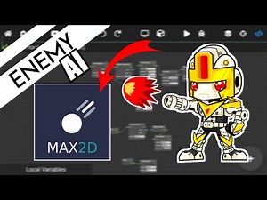 How To Make Enemy AI in game Max2d Tutorial || English ||