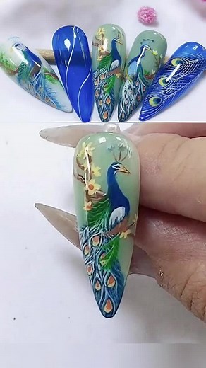 Peacock Nail Art Tutorial: Step-by-Step Guide
