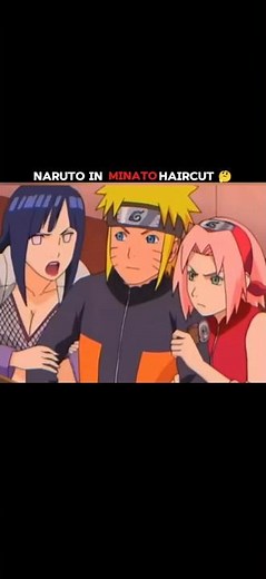 Naruto in minato haircut🤔