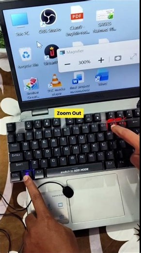 Zoom Anything Instantly in excel using one keyboard shortcuts this feel like a magic #windowstips