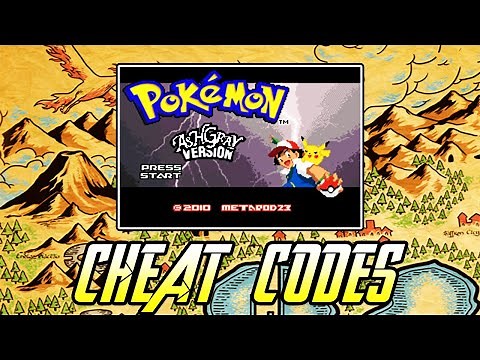 POKEMON ASH GRAY GBA + ALL CHEAT CODES! (2020)