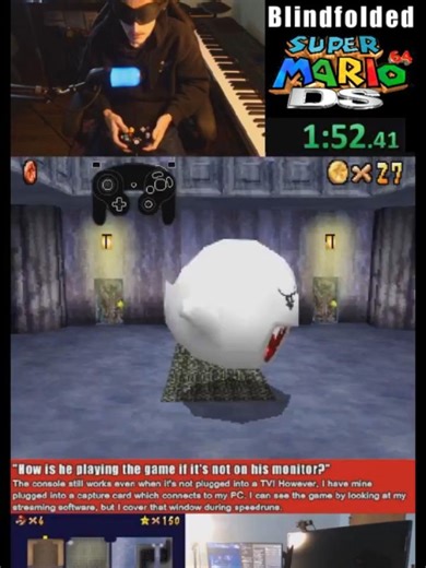 Blindfolded Ghost Hunt in SM64 DS