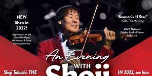 Shoji Tabuchi returning to Branson for new one-year show in 2022