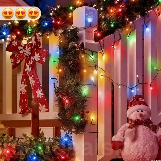 🌟 Light up your nights with solar-powered magic! These multicolor fairy lights soak up the sun by day and automatically glow at dusk—zero wires, zero bills, pure enchantment! Link in comments! 👇 | Next Deal Shop