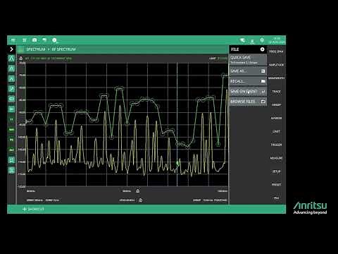 Capturing Intermittent Signals with Anritsu Field Master Spectrum Analyzers