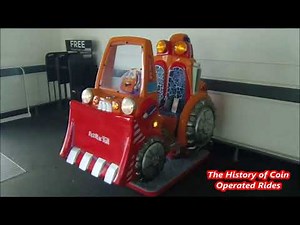 2000s Falgas Coin Operated Digger Kiddie Ride - Extractor