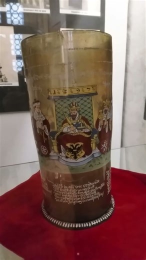 A Beer Glass From The 15th Century 428 years old.