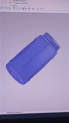 38.Water Bottle #DESIGN#NX#3D#TUTORIAL#VIRAL#SHORTS#INDIA#INNOVATE#JATAVGROUP