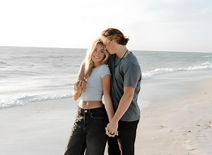 In Photos: Orioles' star Jackson Holliday and wife Chloé's exclusive photoshoot captures couple's beach romance