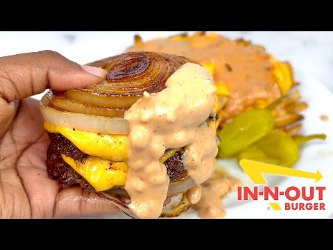 HOW TO MAKE THE VIRAL IN-N-OUT FLYING DUTCHMAN BURGER AT HOME!