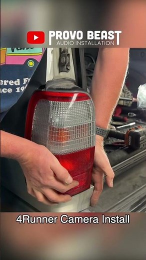 Toyota 4Runner Backup Camera Install | #shorts #provobeast #kenwood #backupcamera