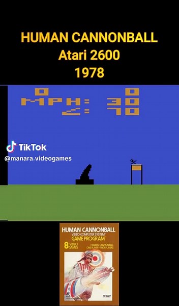 Experience Human Cannonball on Atari 2600 - A Classic