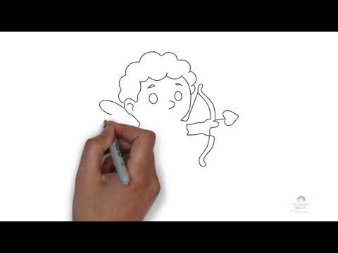 How to Draw a Cute Angel 👼🎨 | Easy Drawing & Coloring for Kids
