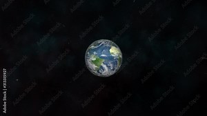Internal structure of the earth, textless, 3d educational animation