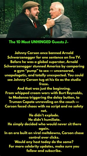 The 10 Most UNHINGED Guests Johnny Carson Ever Had!