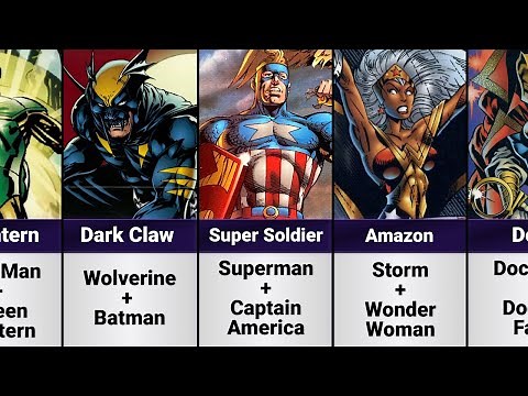 All Amalgam Characters (DC + Marvel)