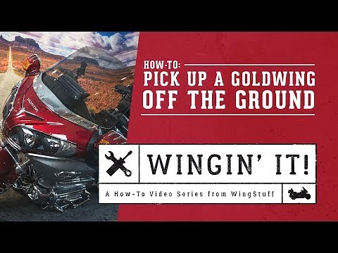 How To Pick Up A Goldwing Off the Ground at WingStuff.com
