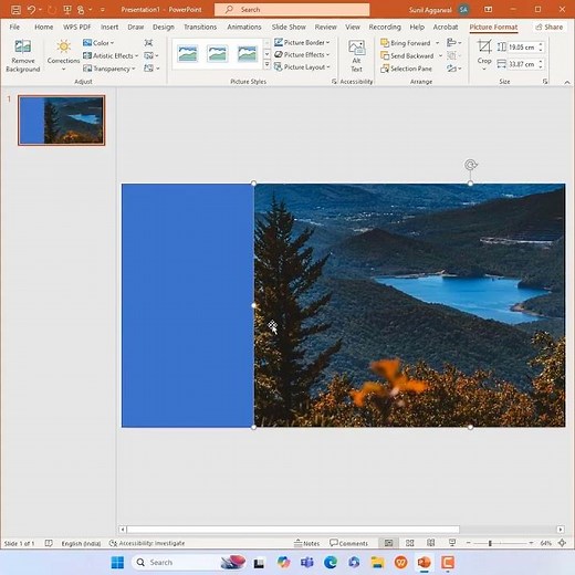 PowerPoint motion path animation effect