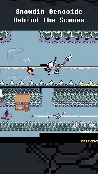 Pixel Art Animation Inspired by Undertale