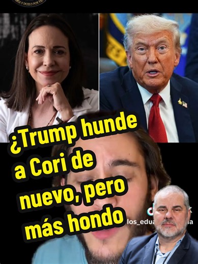 Donald Trump acaba de hundir de nuevo a María Machado al decirle que su regreso a Venezuela depende únicamente de Delcy Rodríguez @Delcy Rodríguez Gómez #SismoVenezuela #LaGuaira #FuerzaVenezuela #EmergenciaNacional #rescatevenezuela @Diosdado Cabello Rondón @Armando Pulido venezuela @Gustavo Villapol Ríos ✌️👈 @Alberto Alvarado @Pérez Pirela @MazoTv
