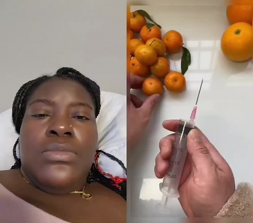 Extracting Fresh Citrus Juice with a Syringe Technique