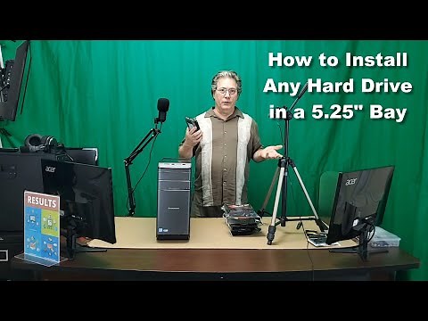 How to Install any Hard Drive in a 5.25 Inch Bay