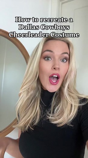 DIY Dallas Cowboys Cheerleader Costume for Halloween