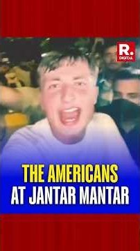 Arnab Questions Who Is Funding The Americans Seen At CJP Protests At Jantar Mantar