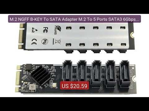 M.2 NGFF B-KEY To SATA Adapter M.2 To 5 Ports SATA3 6Gbps SSD... — Amazing Value 2026 | Must Have!