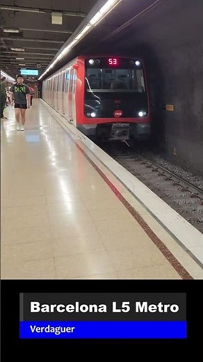 Barcelona L5 Metro at Verdaguer