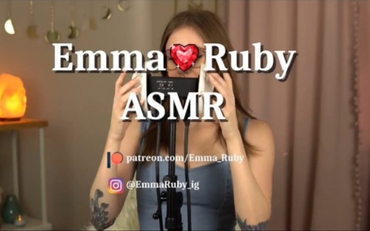 【Emma Ruby ASMR】ASMR ~ Ear Licking & Whispering for Your Pleasure