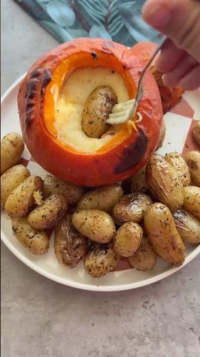 Potimarron rôti au reblochon