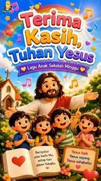 TERIMA KASIH, TUHAN YESUS #sekolahminggu #laguanak #laguanaksekolahminggu #worshipindonesia