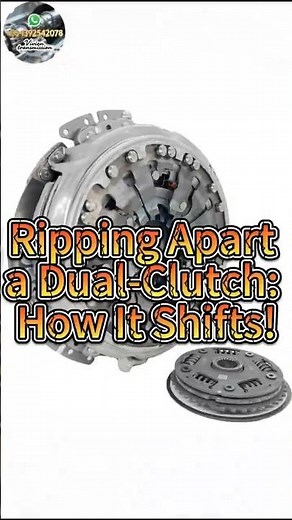 Ripping Apart a Dual Clutch How It Shifts! #Transmission #VW #mechanics #gearbox #cartransmission