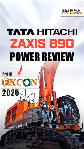 Excited to bring you the Tata Hitachi ZAXIS 890 LCH from EXCON 2025 🔥 In this video, we take a deep dive into the ZAXIS 890 LCH - a massive, high-performance excavator powered by a reliable ISUZU engine, built for mining, large-scale earthwork, and extreme-duty operations on India’s toughest job sites. In this walkthrough, we have covered: • Huge digging force & advanced hydraulic performance • ISUZU engine efficiency, reliability & fuel optimization • Operator cabin comfort, visibility & safet