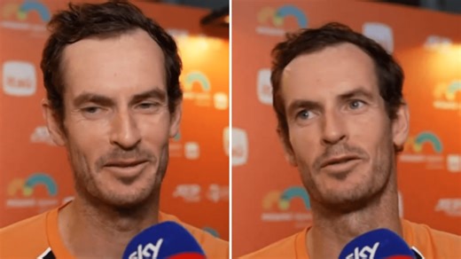 Andy Murray admits in live TV interview that his on-court behaviour isn't normal