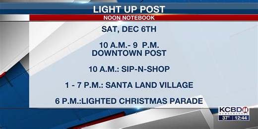 Noon Notebook: Light Up Post