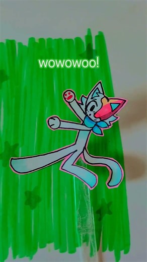 invader invader!! animation meme :3 read desk! 🌱 #animationmeme #animation #papercraft