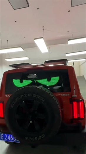 Full Color Flexible LED Screen Devil Eyes Light for Car & Truck #ledeyes #led #ledlights #car