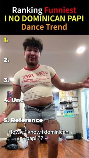 Ranking Funniest I NO DOMINICAN PAPI Dance Trend Part 10 #usa #shorts