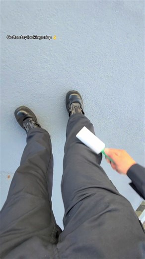 I didn’t realize I had a bunch of lint on my uniform. Luckily I carry a lint roller everywhere I go. Have to look fresh for the fire department 👌 #firstresponders #ems #paramedic #firefighter #emt